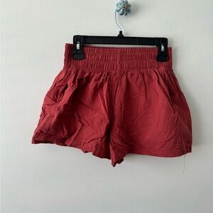 Women's Red Shorts
